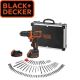 Bušilica aku.10,8V 2x1,5Ah BDCDD12BAFC Black+Decker